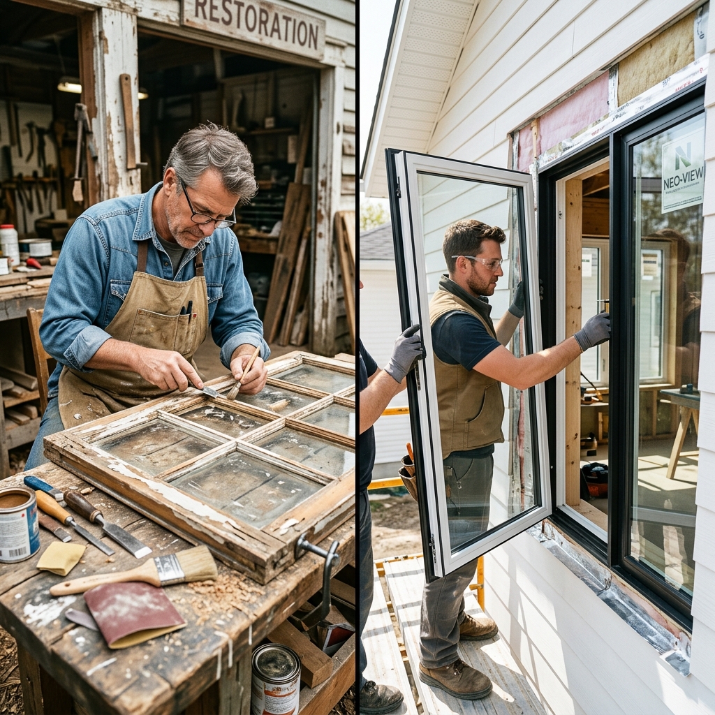 Restaurer ou remplacer ses fenêtres anciennes dans un mas du Luberon ?